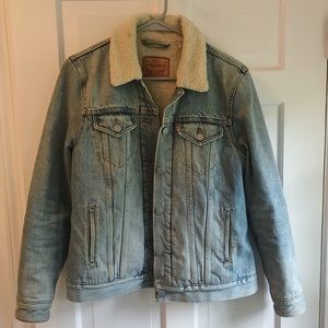 Levi’s denim jacket with Sherpa lining